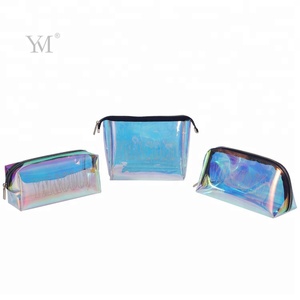 Personnalisé femmes irisé hologramme pochette sac de maquillage clair laser holographique maquillage sac cosmétique à vendre - Product Image 1