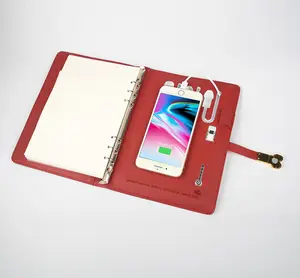 充电日记与 powerbank 商务礼品套装豪华 pendrive 移动电源新产品 2019 无线充电器笔记本与 USB