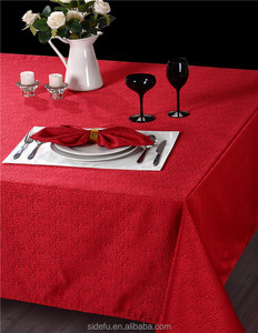 Serviettes de <span class=keywords><strong>Table</strong></span> en tissu <span class=keywords><strong>rouge</strong></span>, linge pour hôtel, salle à manger, mariage - Product Image 2