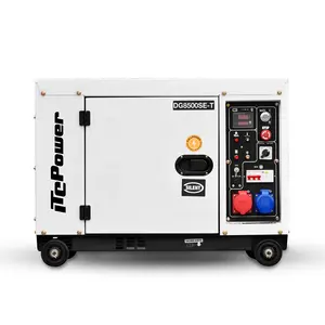 Hiệu Suất Tốt Thiết Kế Mới 5 Kw Silent Diesel Generator Set Với Ats Trên Bán