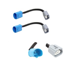 Adaptador <span class=keywords><strong>de</strong></span> arnés <span class=keywords><strong>de</strong></span> cableado para <span class=keywords><strong>faro</strong></span> LED HID, 9004 HB5 macho a H13 9007 cerámica hembra 12cm(5 pulgadas), 9008 - Product Image 1