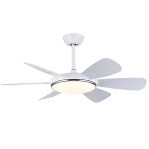 52 pouces couleur blanche Abs Dc Led lustre Combo éclairage télécommande ventilateur de plafond avec lumière