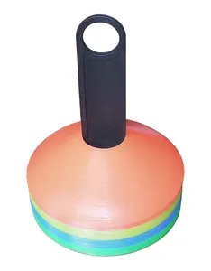 2 inch PE Mềm Thể Thao Chất Liệu Nhanh Nhẹn Đào Tạo Phẳng Bóng Đá Disc Cones