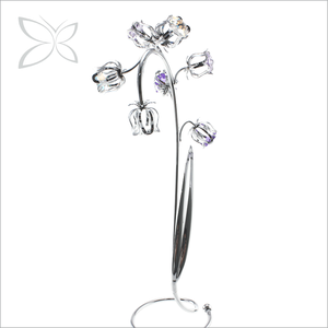 Crystocraft หุ่นโลหะชุบโครเมี่ยมคลาสสิก,คริสตัลแบบตัดสวยงามสำหรับเป็นของขวัญแต่งงาน - Product Image 2