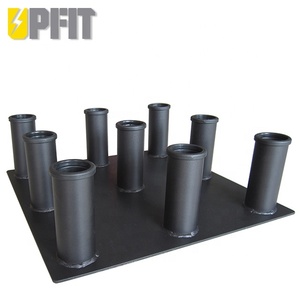Gimnasio Fitness 9-Hole Steel Barbell Bar Holder Metal <span class=keywords><strong>Rack</strong></span> Banco <span class=keywords><strong>de</strong></span> ejercicios y <span class=keywords><strong>Rack</strong></span> para levantamiento <span class=keywords><strong>de</strong></span> pesas - Product Image 3