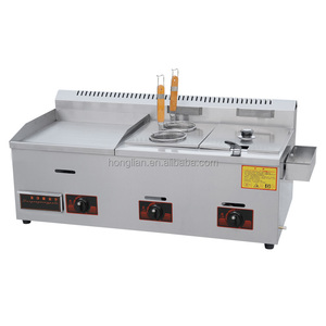 Multifunzionale commerciale <span class=keywords><strong>Barbecue</strong></span> A Gas Grill Con Friggitrice - Product Image 4
