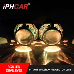 ไฟ LED RGB <span class=keywords><strong>Devil</strong></span> <span class=keywords><strong>Eyes</strong></span> ราคาโรงงาน สำหรับติดตั้งกับเลนส์โปรเจคเตอร์ Q5 ติดตั้งง่าย ไฟ Demon <span class=keywords><strong>Eyes</strong></span> RGB - Product Image 6