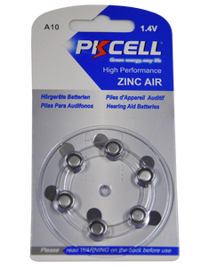 PKCELL Muestra <span class=keywords><strong>Gratis</strong></span> SIN MOQ BAJO Precio 620 mAh 1.4 v pilas para audífonos A675 zinc aire - Product Image 2