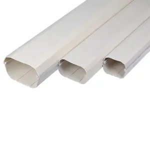 4 ''Straight Duct, Decoratieve Pvc Line Set Cover Kit Onderdelen Accessoires Voor Ac, Centrale Ac En Warmtepompen