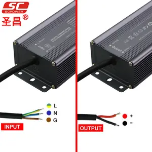 แหล่งจ่ายไฟสลับโหมด60W 5V 12V 24V 2.5A SMPS เอาต์พุตเดี่ยว