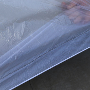 Custom monouso in PVC trasparente copri auto in alluminio impermeabile protezione UV copertura della pellicola della finestra con sacchetto di plastica - Product Image 6