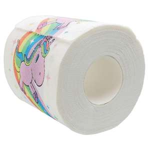 <span class=keywords><strong>Papier</strong></span> <span class=keywords><strong>toilette</strong></span> GetDigital Unicorn Rainbow, <span class=keywords><strong>rouleau</strong></span> de <span class=keywords><strong>papier</strong></span> <span class=keywords><strong>toilette</strong></span>, boîte <span class=keywords><strong>cadeau</strong></span> incluse, 1 <span class=keywords><strong>rouleau</strong></span> de 200 feuilles, 3 plis, 4 rouleaux/paquet - Product Image 4