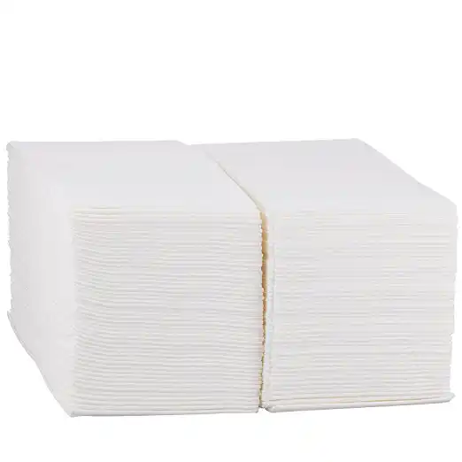 100PCS Disposable White Napkins Linen Feel Guest Hand Towels White Airlaid  Paper Napkins, Hand Towels for