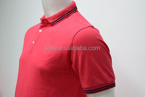 Polo barato de alta calidad Polo de cuello rojo Hombre Polo Tailandia Fabricante de ropa - Product Image 4