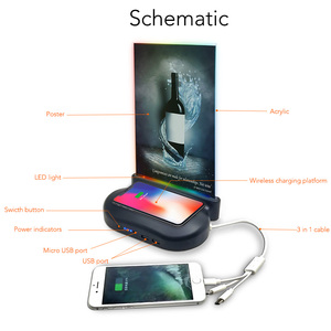 Batteria esterna michael korss Supporto Del Menu Wireless Banca di Potere del Caricatore <span class=keywords><strong>20000</strong></span> mAh - Product Image 2