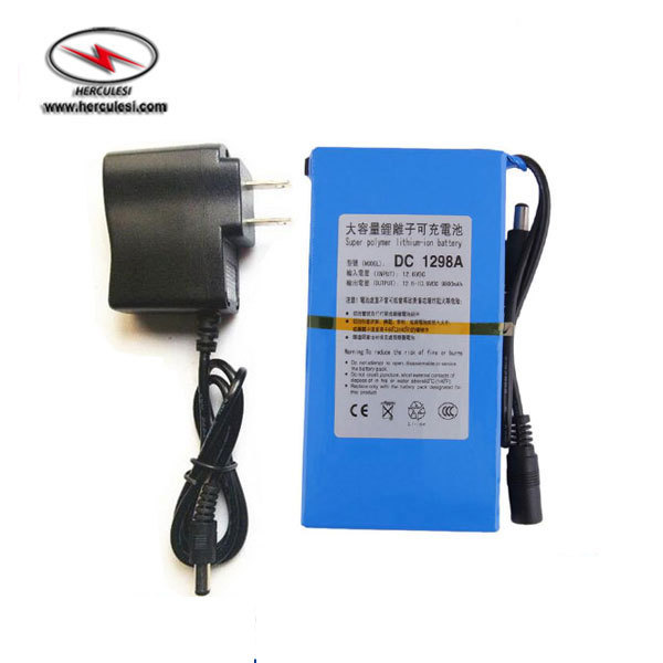 Mini <strong>12V</strong> 9800mAh Rechargeable DC <strong>Battery</strong> Pack <strong>Lipo</strong> <strong>12V</strong> 18650 <strong>Battery</strong> Pack for Backup Power Supply