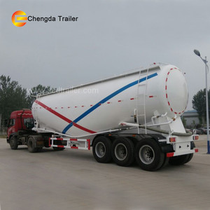 3 ejes 60ton en forma de V tanque de cemento bulker remolque de camión semi - Product Image 2