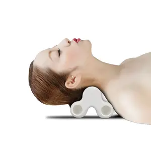 Travel Mini neck support tension reliever neck massage bone Shape Cervic Rectify Massager Support Pillow