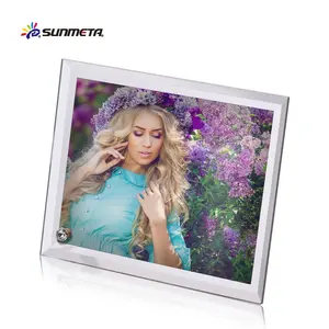 Sunmeta DIY glass photo frame with Custom picture BL-05