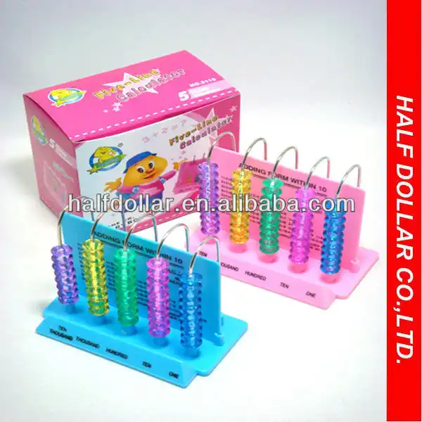 Ábaco de calculadora/de plástico/ábaco para crianças/brinquedos educativos