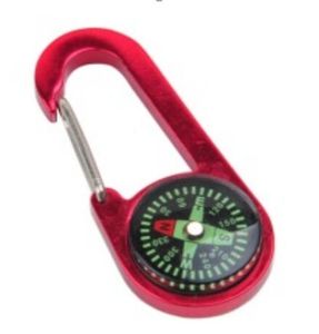 Mousqueton multifonctionnel en aluminium avec boussole Crochet suspendu pour sac à dos - Product Image 2
