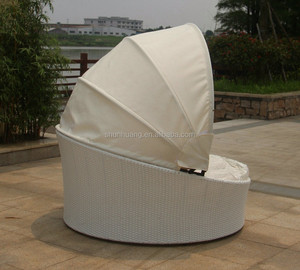 <span class=keywords><strong>Lit</strong></span> de plage en rotin et <span class=keywords><strong>osier</strong></span>, 10 pièces, chaise d'extérieur, de soleil - Product Image 4