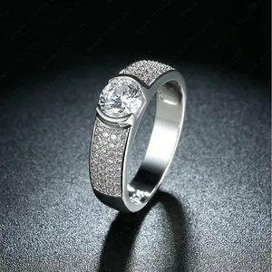 批发时尚戒指戒指照片纯度银 925 新设计戒指