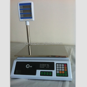 חדש איזון דיגיטלי במשקל מאזניים עם מוט LED LCD 30KG 40KG ACS-L2 - Product Image 3