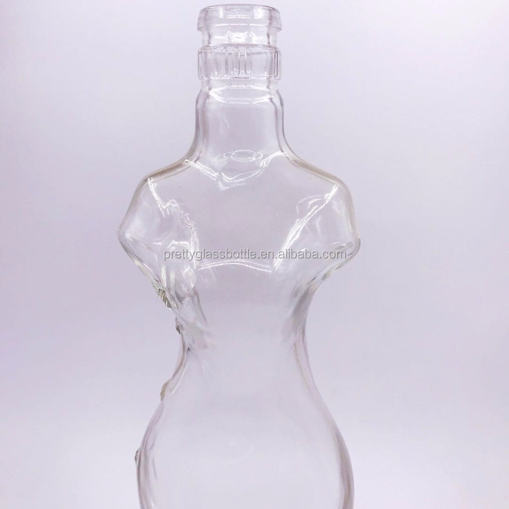 Pretty Woman 500ml Glass Wine Bottle - Clear Bottle for Spirits, Vodka &  Liquor | Custom Logo Available
