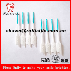 De Mango largo de Cerdas Suaves De Goma Cepillo Interdental Hilo Dental Selección - Product Image 2
