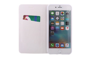 <span class=keywords><strong>Bella</strong></span> <span class=keywords><strong>Flor</strong></span> Concha 360 degrado cobertura completa funda agenda piel Para iPhone 6 6plus 7 7plus - Product Image 4