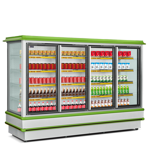 Chine usine meilleur prix lait affichage ouvert de multi-plate-forme de supermarché - Product Image 2