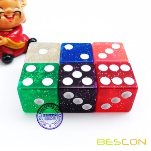 ลูกเต๋าคาสิโนคุณภาพสูง Bescon ขนาด 19 มม. พร้อมจุดใหญ่ - Product Image 4