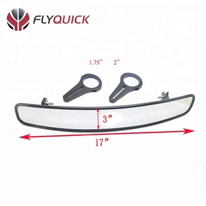 1.75 "또는 2" 와이드 앵글 클리어 볼록 센터 미러 차량 <span class=keywords><strong>ATV</strong></span> UTV 오프로드 UTV 내부 백미러 - Product Image 2