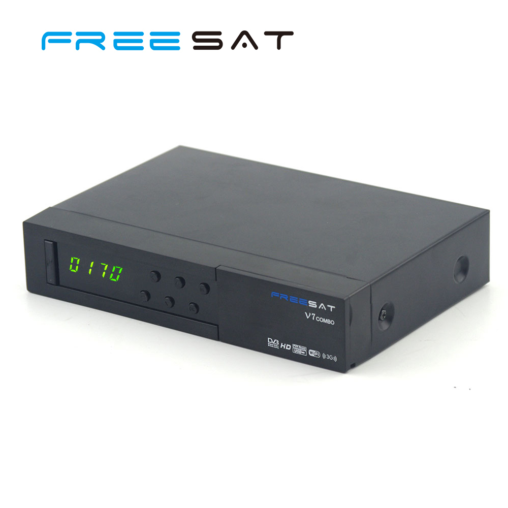 Mini Freesat V7 Combo DVB-S2 DVB-T2 De ALTA DEFINICIÓN de Clase Tigre TV Satelital Receptor Soporte YouTube Youporn