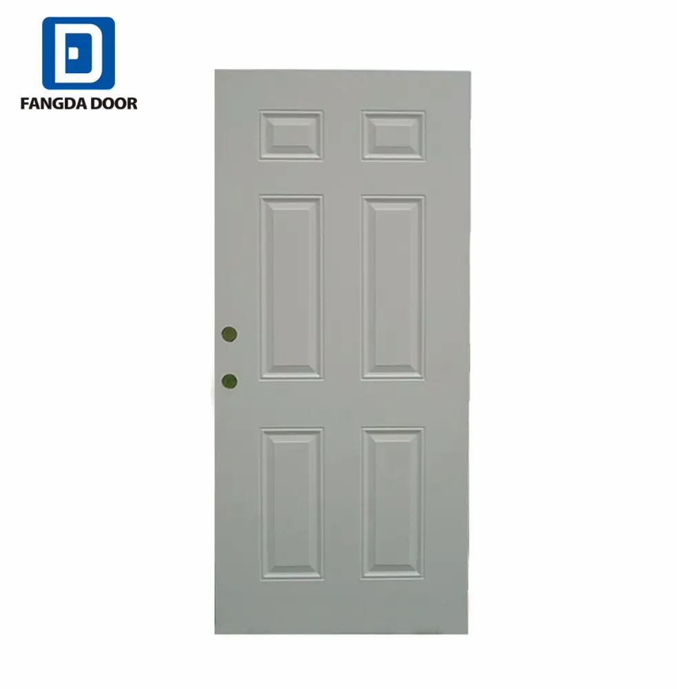 Fangda-placa de metal para puerta, 6 paneles