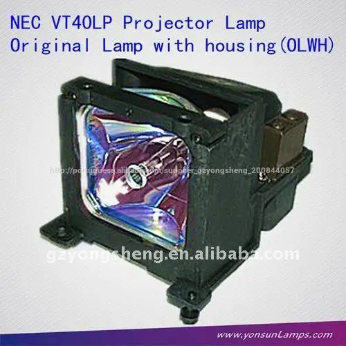 Do projetor ne vt40lp lâmpada compatíveis com a nec vt440/vt450 projetor