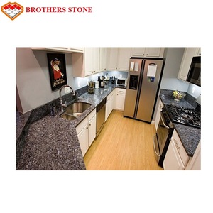Dalles de granit bleu perle Brothers Stone India pour revêtement de sol, comptoir de cuisine, prix de gros, granit bleu perle - Product Image 2