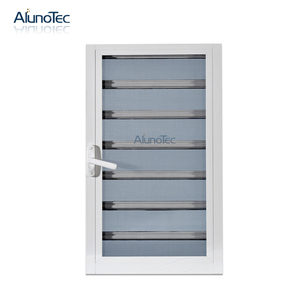 Volets en aluminium <span class=keywords><strong>de</strong></span> luxe au design moderne, volets en verre à lamelles, volets à lamelles avec poignée manuelle - Product Image 6