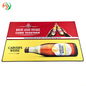 Tapis de Bar en caoutchouc, accessoires pour le vin, peut être personnalisé, bordé, Non tissé, en feutre Nitrile, avec Logo imprimé - Product Image 2