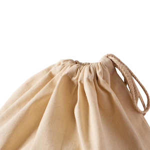 Dengan Harga Murah Tugas Berat Kapas Kanvas Serut Biodegradable Tas <span class=keywords><strong>Laundry</strong></span> - Product Image 3