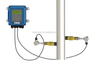 TSONIC ABS Insertion Type Wall Mounted Ultrasonic Liquid Water Flow Meter Flowmeter TUF2000B