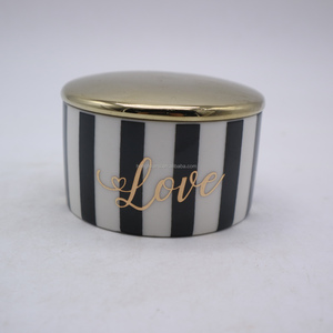 Hengfei Art Deco - Plato de cerámica, porcelana, gres o dolomita, económico, para guardar joyas, anillos, adornos florales, <span class=keywords><strong>en</strong></span> <span class=keywords><strong>blanco</strong></span>, para manualidades DIY - Product Image 2