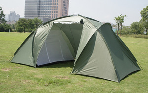 <span class=keywords><strong>Tente</strong></span> <span class=keywords><strong>tunnel</strong></span> <span class=keywords><strong>de</strong></span> camping familiale imperméable à l'eau pour 3 à 4 personnes avec <span class=keywords><strong>2</strong></span> <span class=keywords><strong>chambres</strong></span> à coucher - Product Image 2