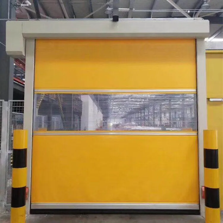 Factory direct sale pvc high speed industrial fast automatic rolling gate