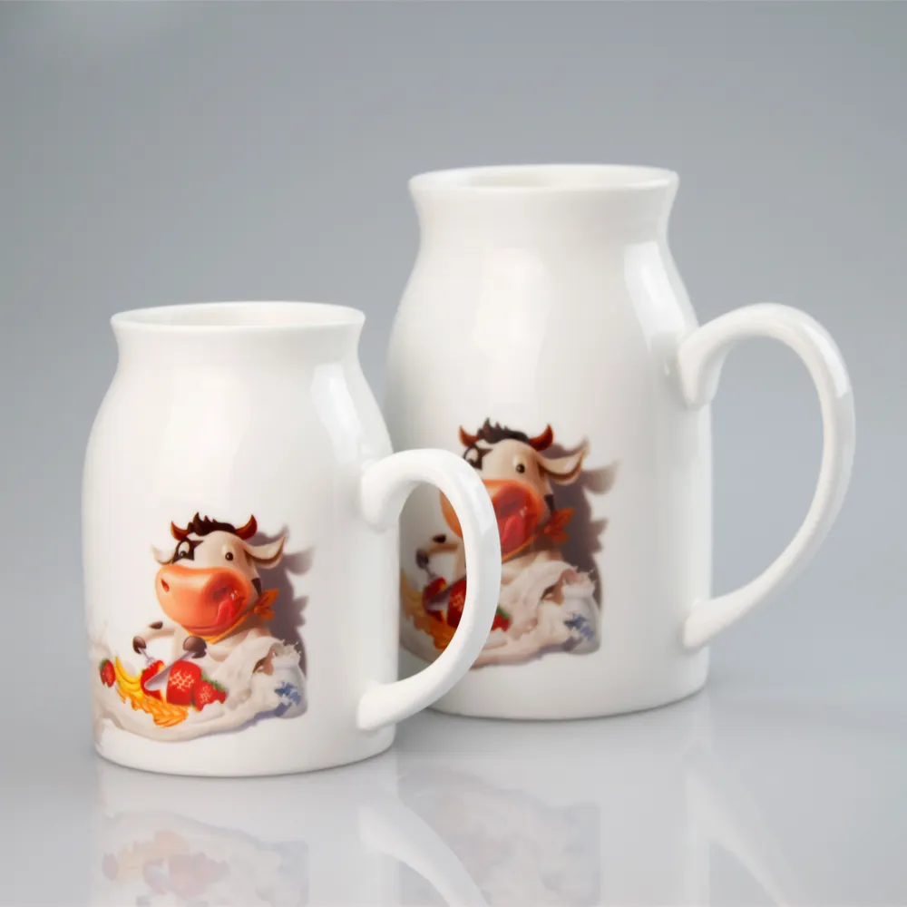 450ML Tall Grade AA Personalized White Plain Sublimation blank Ceramic Milk Coffee Mug