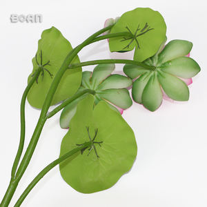 حار بيع الحفاظ عليها نابض بالحياة الاصطناعي زنبق الماء العائمة خزان نبات الزنبق حلية - Product Image 6