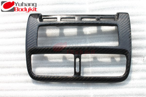 200SX S14 S14A RHDシルビア用 カーボンファイバー製 インテリアセット 7点セット (ラジオサラウンド、コントロールパネルなど) - Product Image 5