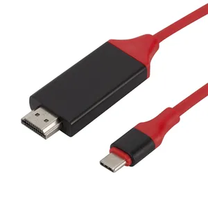 Type C USB C naar HDMI Kabel, (2.0 M) USB 3.1 Type C Male voor Male Adapter voor Samsung Galaxy S8, S8 + en meer