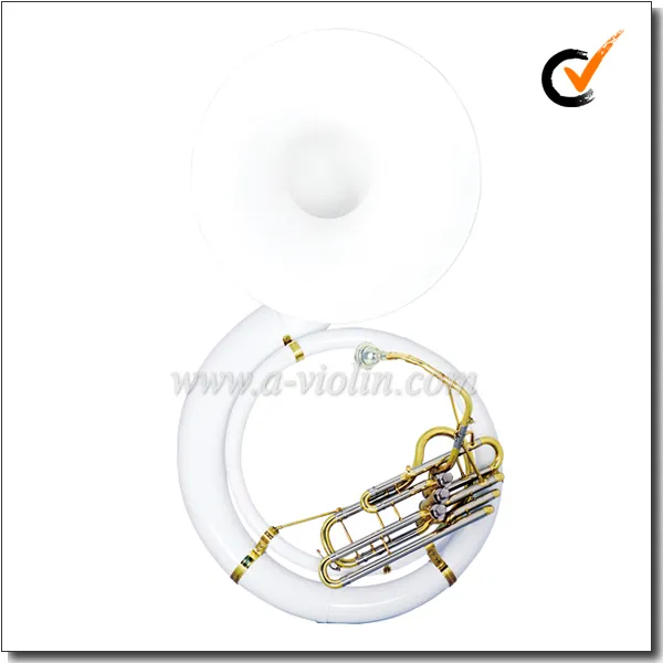 Bb tasto giallo campana di bronzo cupronick pistone jinbao sousaphone( ss130g)